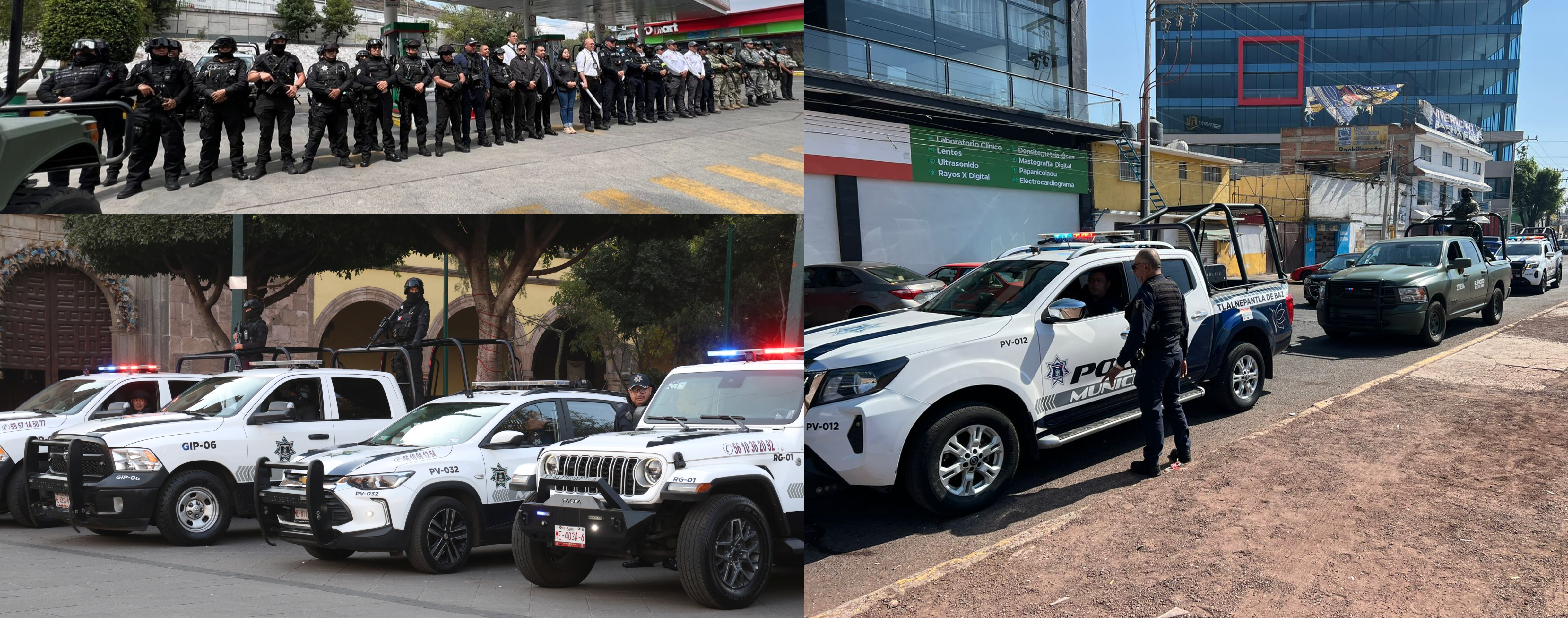 Policía de Tlalnepantla, Estatal y Guardia Nacional en operativo Semana Santa