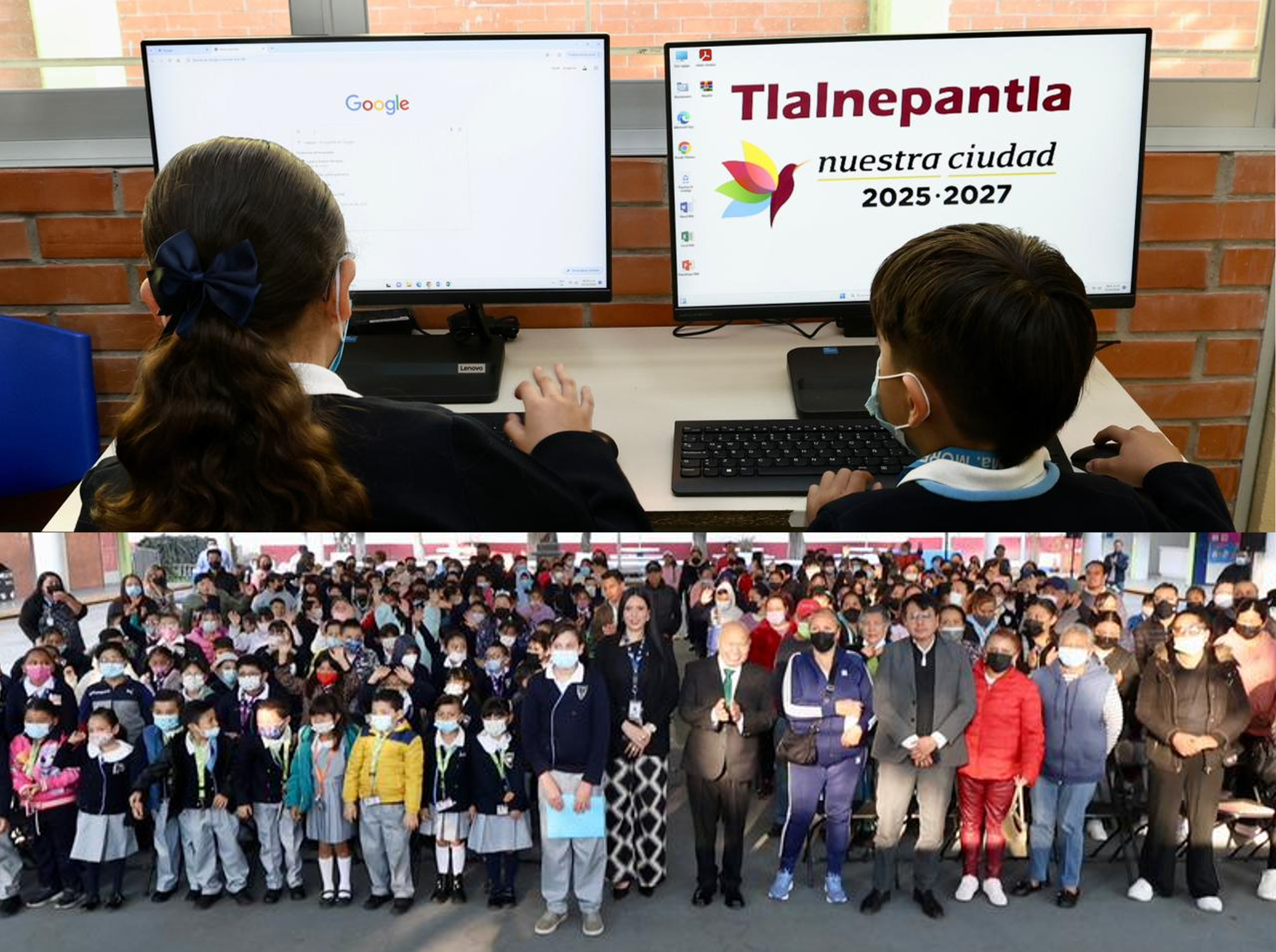 Entregan computadoras para que tlalnepantlenses siga progresando en el nivel educativo