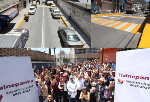 Repavimentan calles en 6 colonias de Tlalnepantla