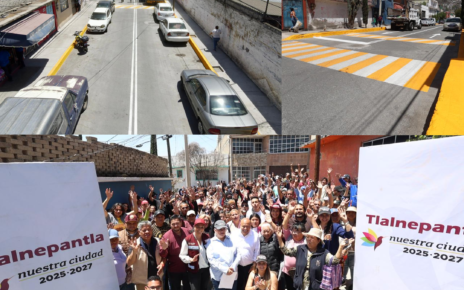 Repavimentan calles en 6 colonias de Tlalnepantla
