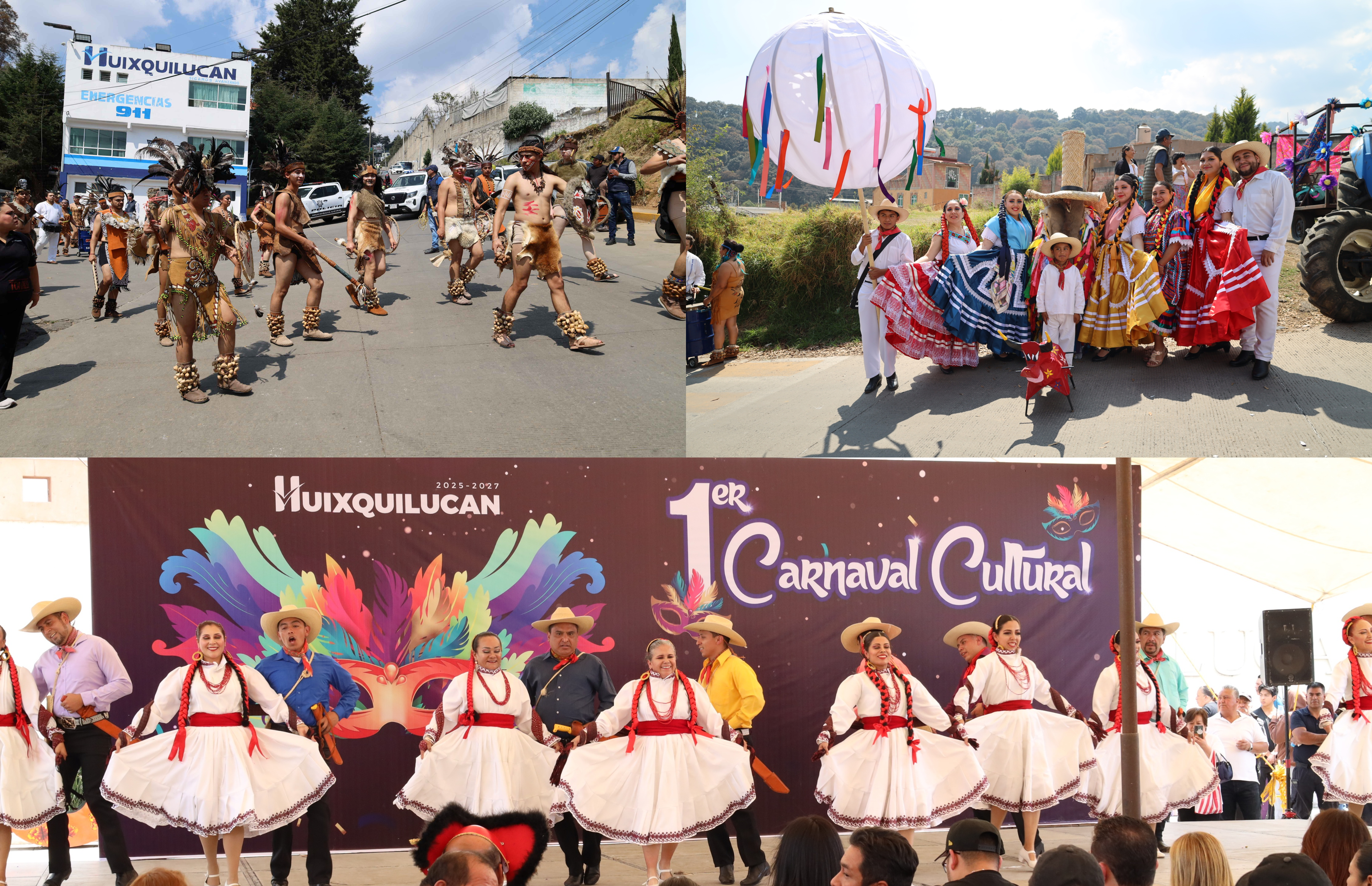 Grupos folclóricos en Carnaval Cutural de Huixquilucan próximo sábado