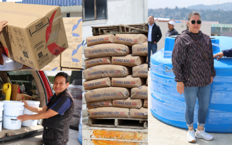 Gobierno de Huixquilucan y Congregación Mariana Trinitaria ofrecen calentadores, tinacos y materiales a precios accesibles