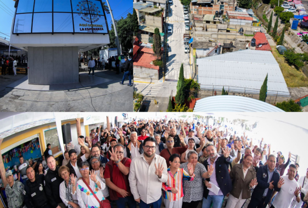 Inauguran C2 para seguridad de 120 personas y tres calles repavimentadas en Naucalpan