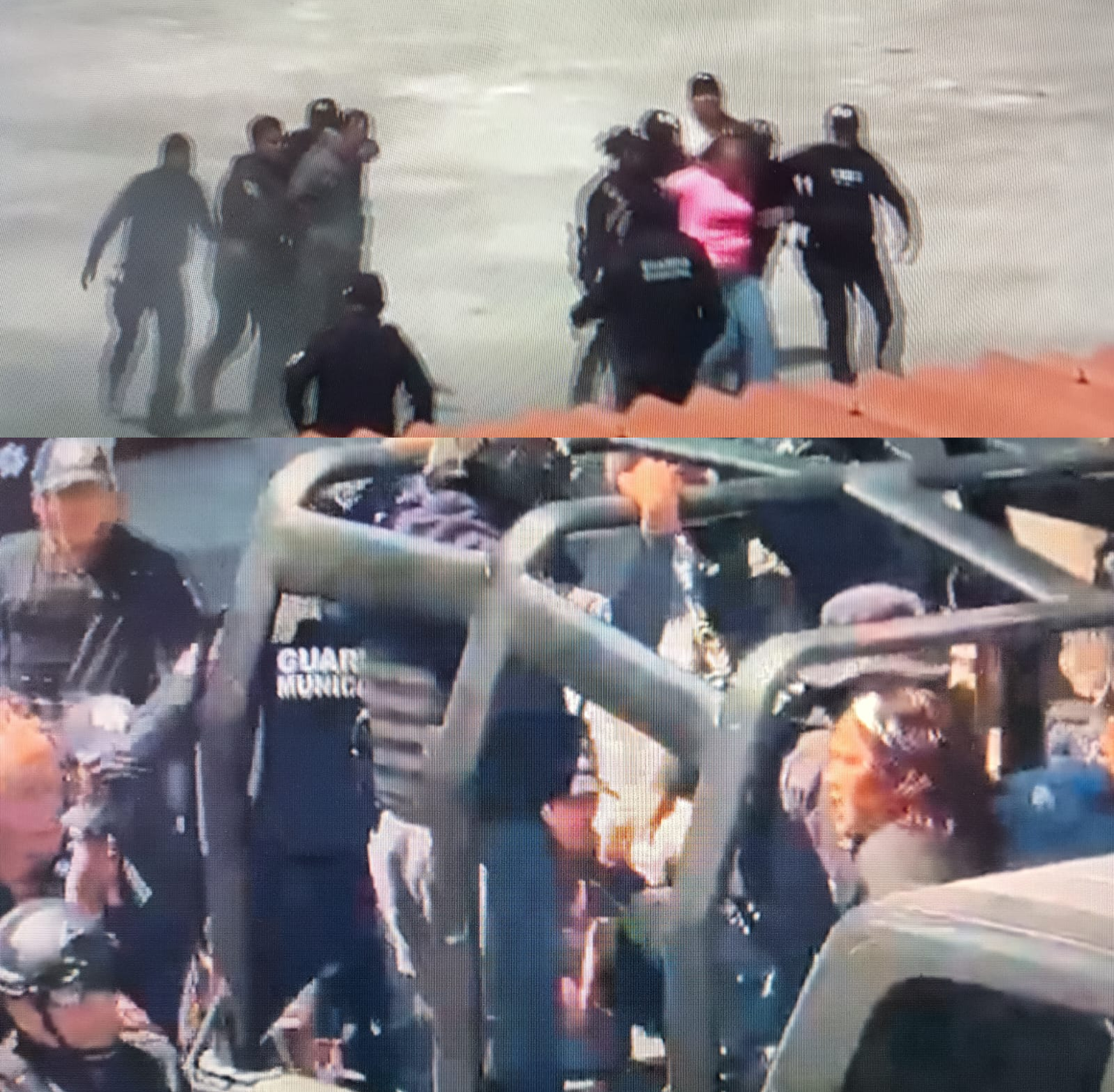 Policías de Guardia Municipal de Naucalpan detienen a ocho en Río Hondo