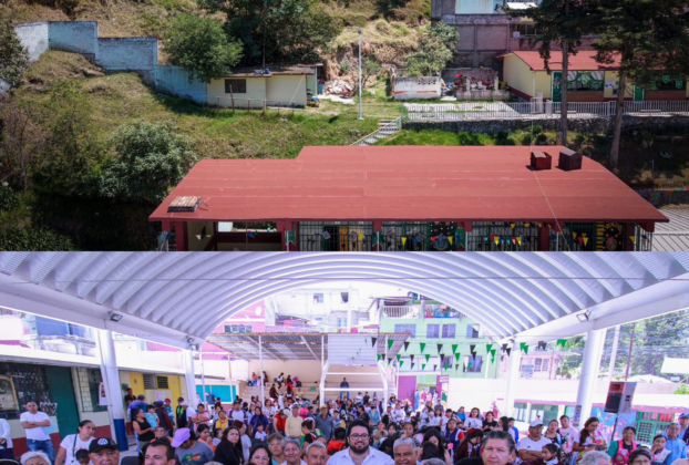 Prometen construir muro para proteger a niños de dos escuelas de Naucalpan
