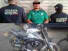 Dos detenidos con motocicleta robada por Guardia Municipal de Naucalpan