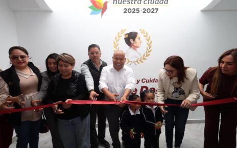 Raciel Pérez Cruz inaugura Centro de Educación Infantil en la colonia Caracoles