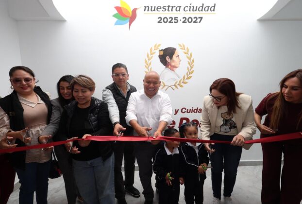 Raciel Pérez Cruz inaugura Centro de Educación Infantil en la colonia Caracoles