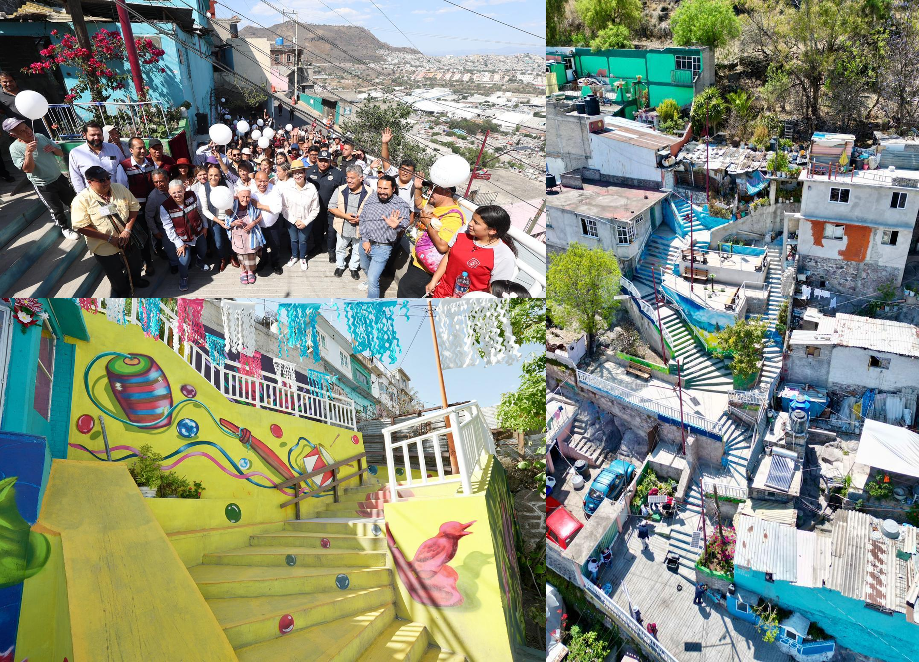 Gobierno de Tlalnepantla invirtió más de 6 millones de pesos en modernizar dos callejones