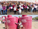 1,542 son los primeros beneficiados con tinaco para prevenir escasez de agua en Tlalnepantla