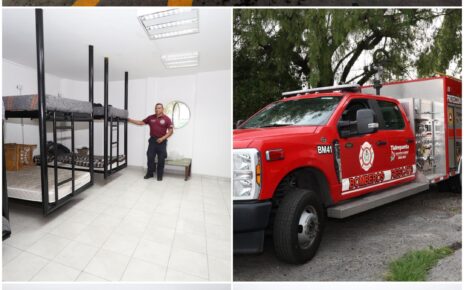 Renuevan instalaciones de bomberos Barrientos Tlalnepantla
