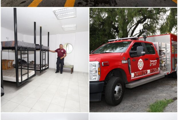 Renuevan instalaciones de bomberos Barrientos Tlalnepantla