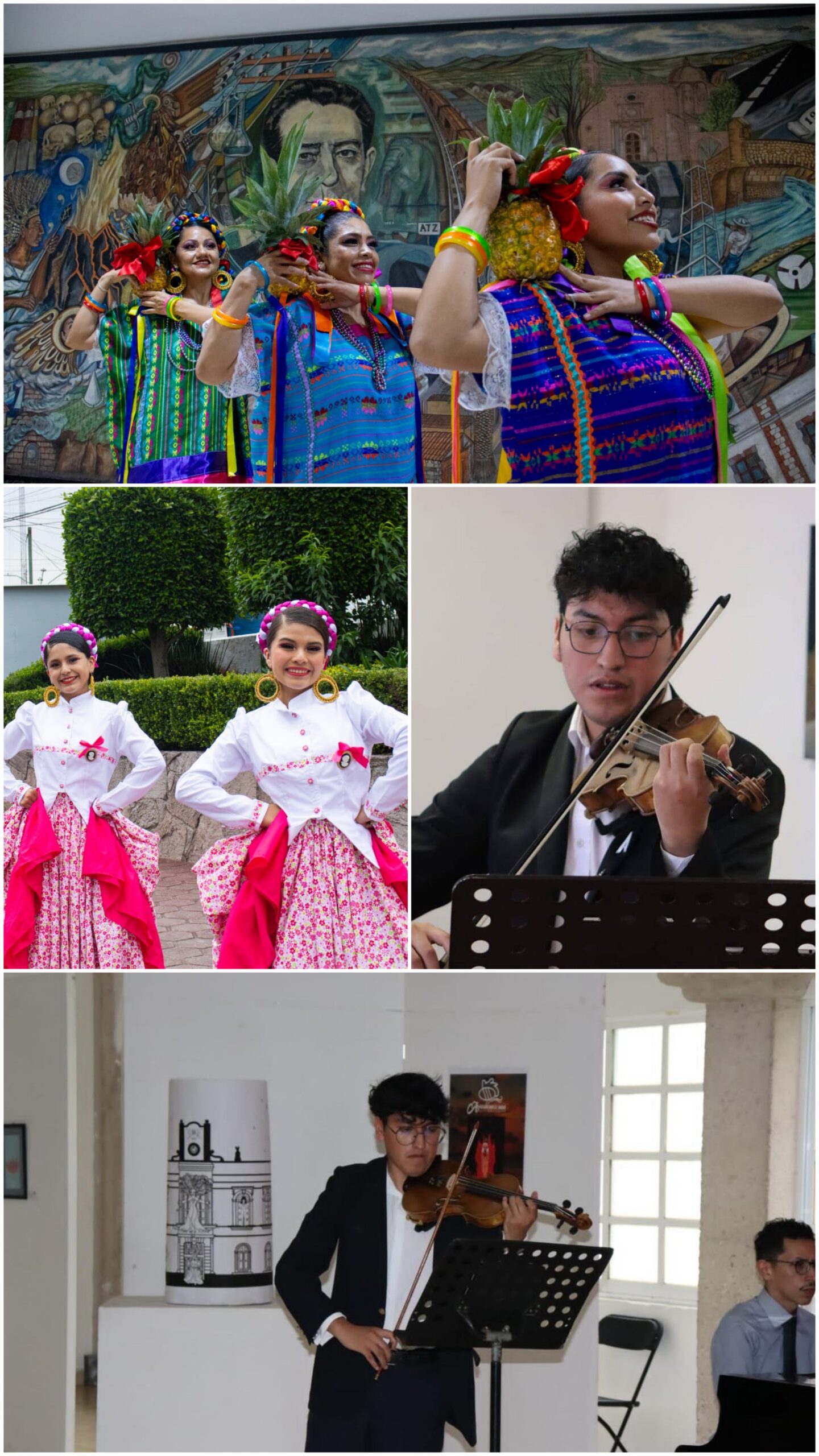 Grupo folclórico y violinista apoyados por Gobierno de Atizapán de Zaragoza