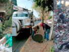 Limpieza de redes de drenaje y alcantarillado, barrancas y desazolve realiza Gobierno de Atizapán para evitar inundaciones