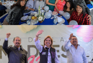 Pedro Rodríguez y Paty Arévalo conviven con mamás en fiesta por el Día de las Madres