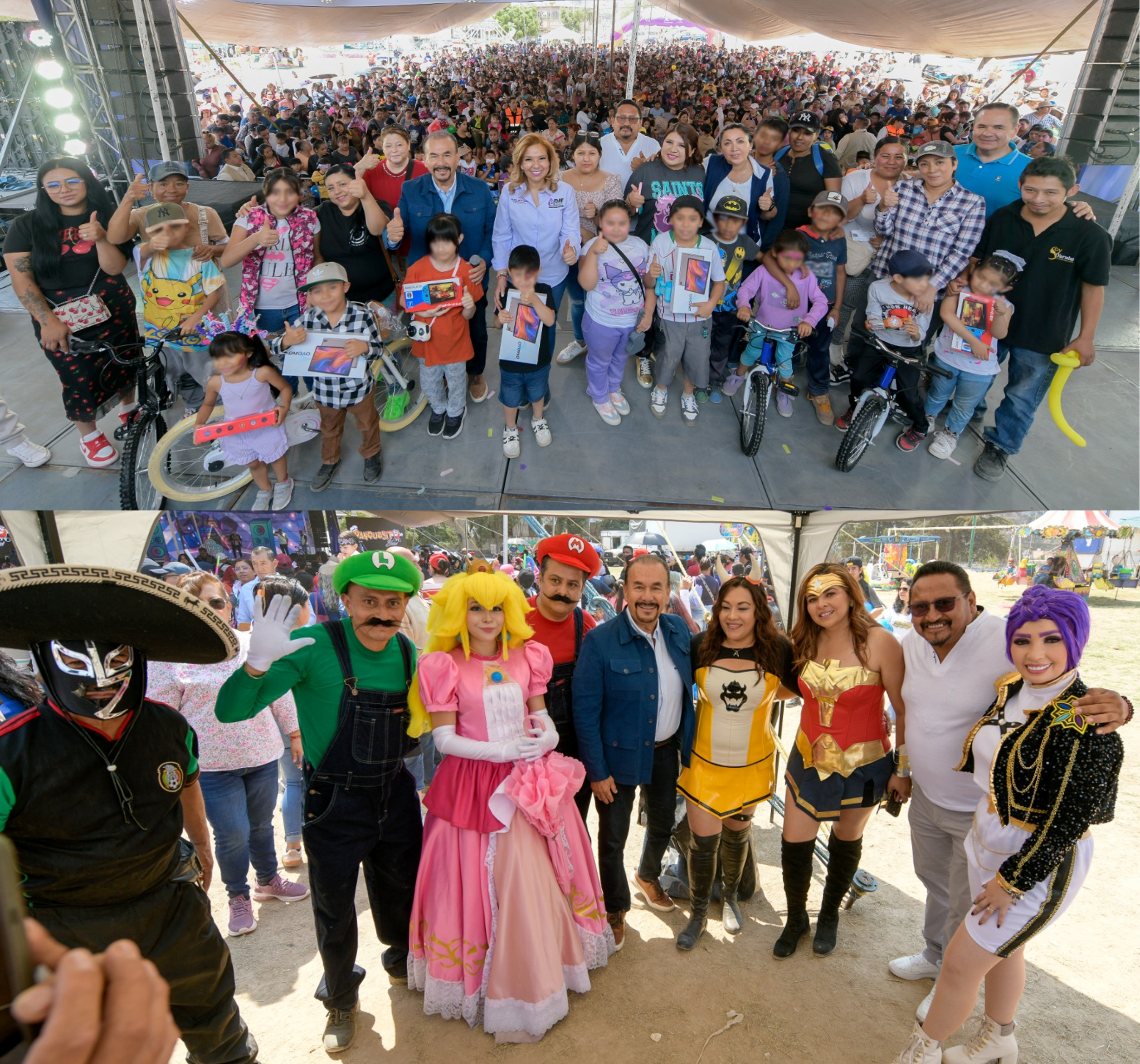 Días Mágicos fines de semana que gozaron los niños con festivales, juegos mecánicos y juguetes que entregó el gobierno de Atizapán de Zaragoza