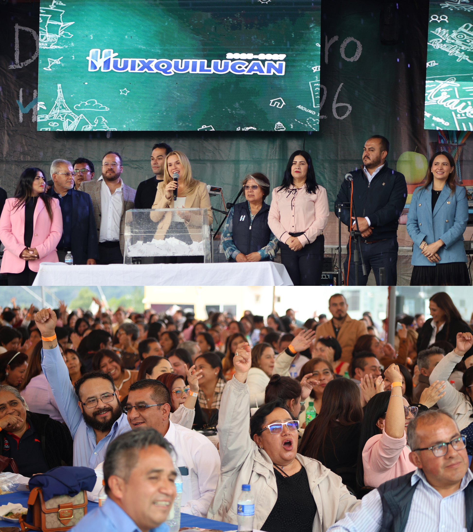 Gobierno de Huixquilucan festeja a Maestros