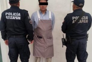 Detiene Policía de Atizapán de Zaragoza a sujeto en interior de residencia