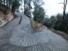 Rehabilitan dos caminos con concreto ciudadanos y gobierno de Naucalpan