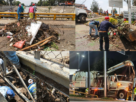 Retiro de basura y desazolve realizan trabajadores de Naucalpan, tras las lluvias de ayer