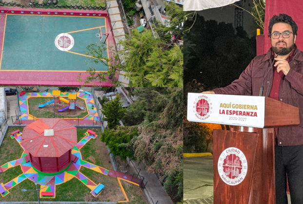 Alcalde Isaac Montoya entrega espacio recuperado e interviene la colonia San José de los Leones Primera Sección