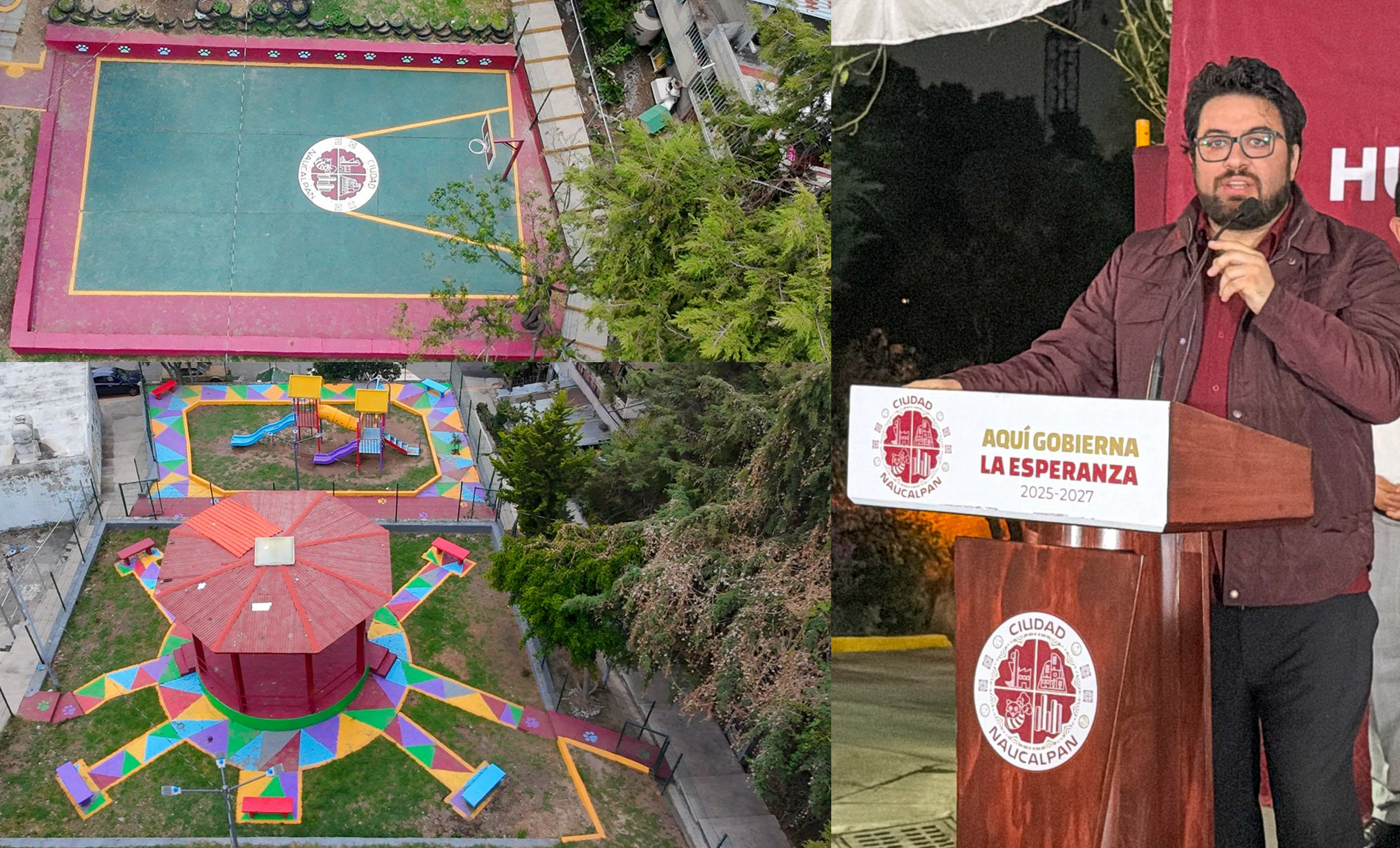 Alcalde Isaac Montoya entrega espacio recuperado e interviene la colonia San José de los Leones Primera Sección