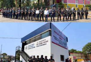 Modernizan módulos de policía en Tlalnepantla
