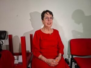 Yumin Montfor, en el 77 Aniversario de la Carlos Septién 