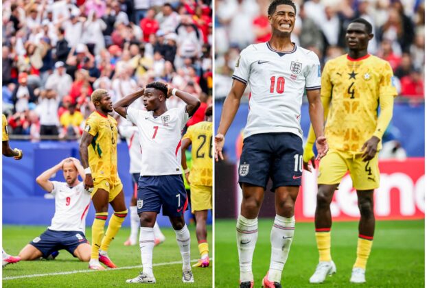 Frustración de Inglaterra que no pudo anotarle a Ghana