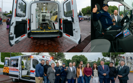 Mejor respuesta y con mejor equipo garantiza el gobierno de Atizapán de Zaragoza con nueva ambulancia