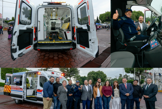 Mejor respuesta y con mejor equipo garantiza el gobierno de Atizapán de Zaragoza con nueva ambulancia