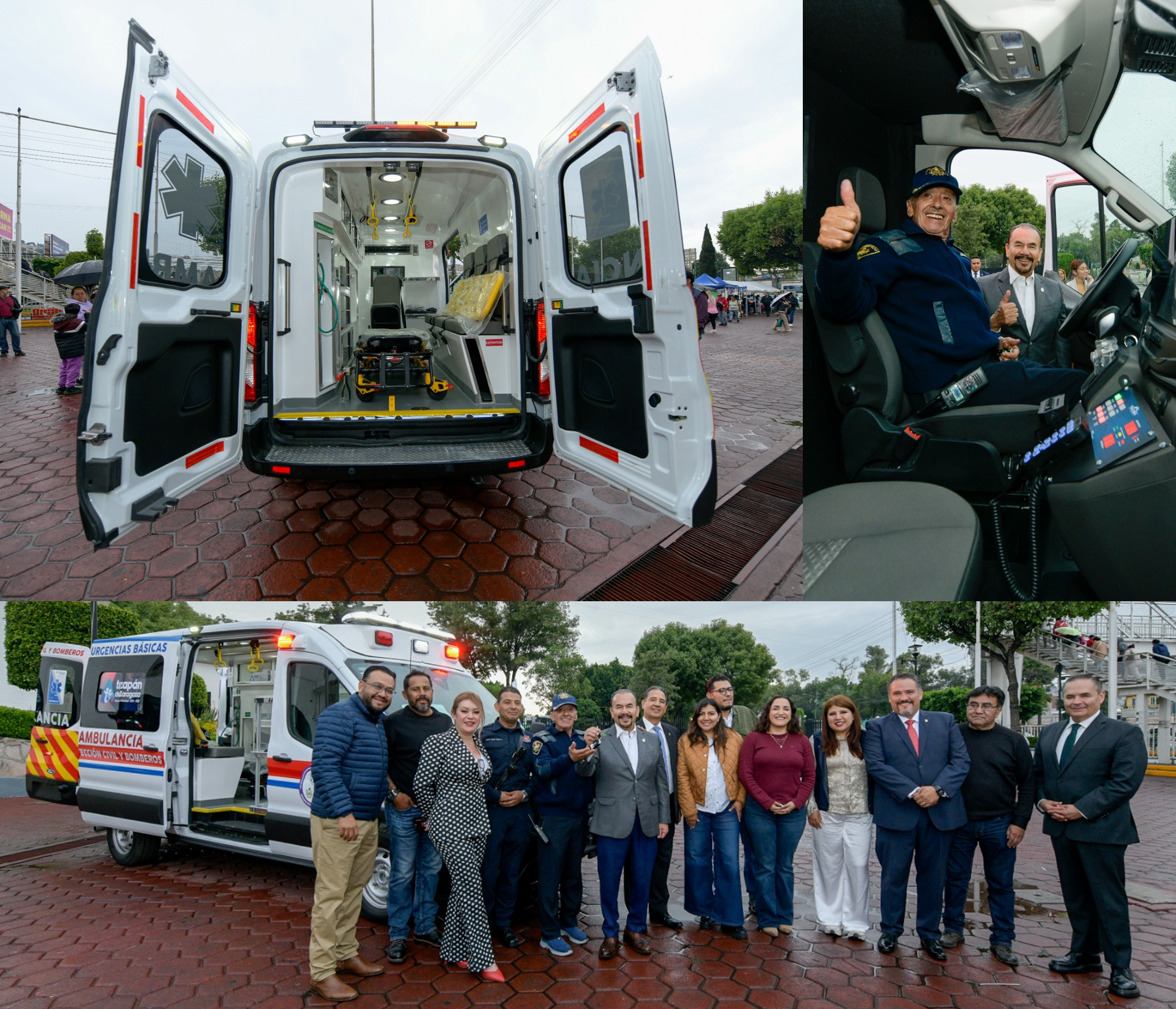 Mejor respuesta y con mejor equipo garantiza el gobierno de Atizapán de Zaragoza con nueva ambulancia