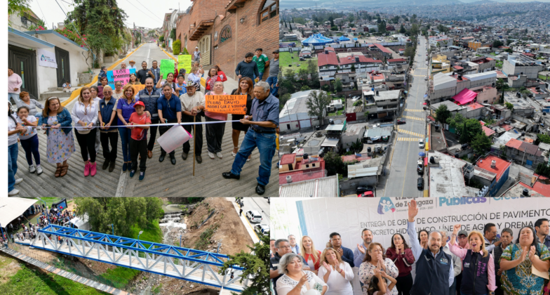 Más de 15 mil metros cuadrados de la avenida Emiliano Zapata renovó con concreto hidráulico el gobierno de Atizapán de Zaragoza