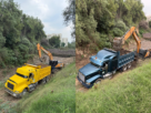 Retiran azolve de una presa de La Cañada, Atizapán de Zaragoza