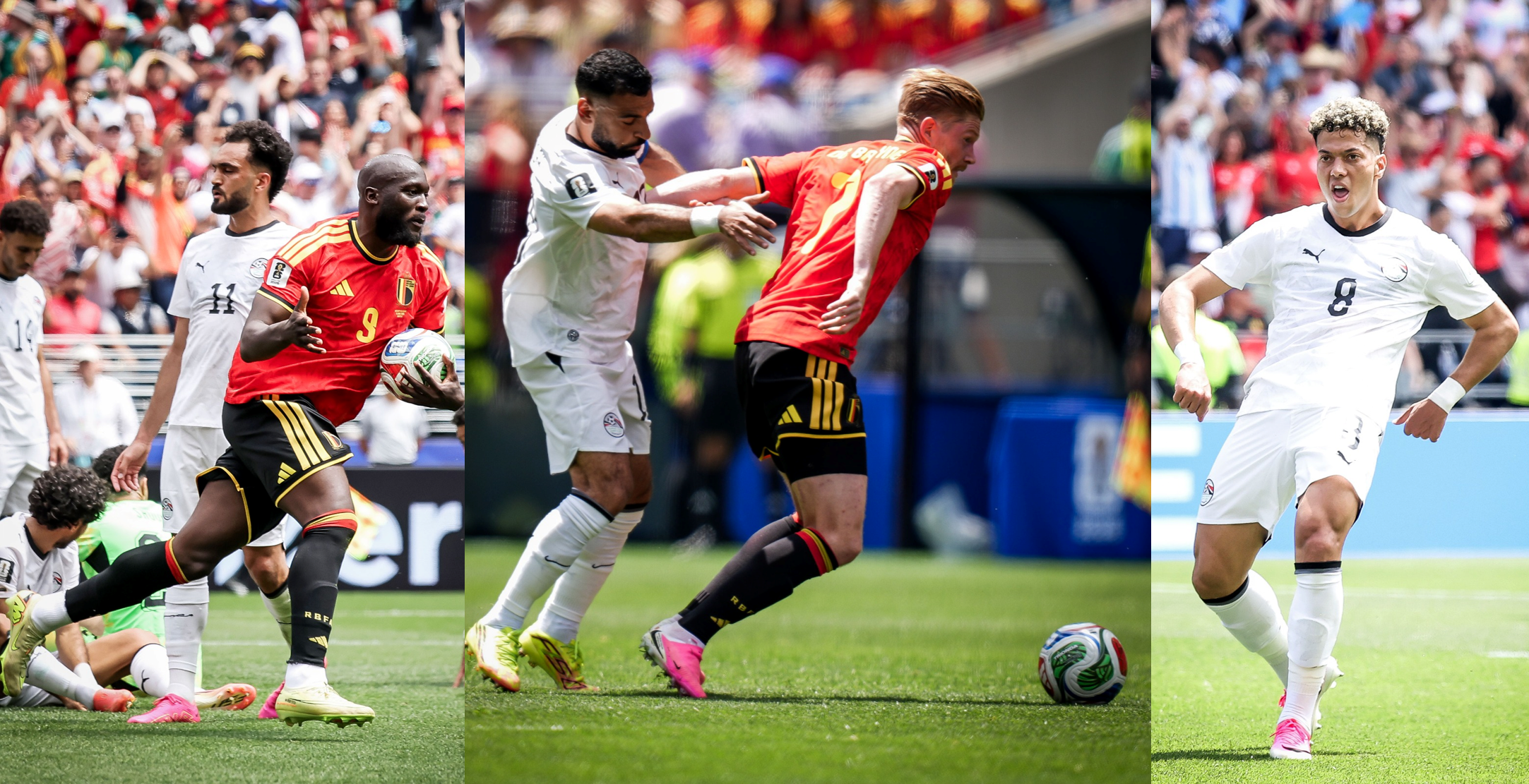 Bélgica apenas pudo empatar a Egipto 1-1 en disputado juego