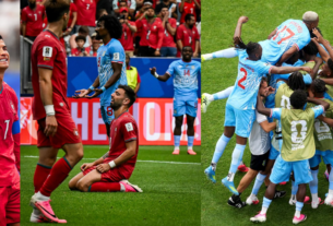 Frustración de Cristiano Ronaldo y demás jugadores de Portugal ante los crecidos de República del Congo