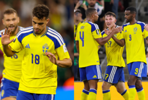 Suecia vence 4-1 a Tunez