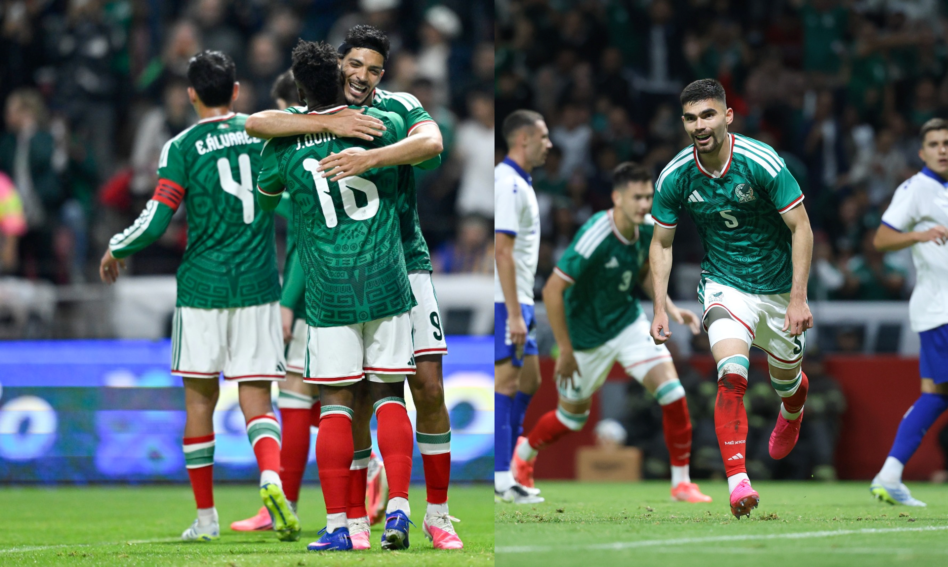 Los jugadores más destacados Julián Quiñónez, Raúl Jiménez y Johan Vázquez
