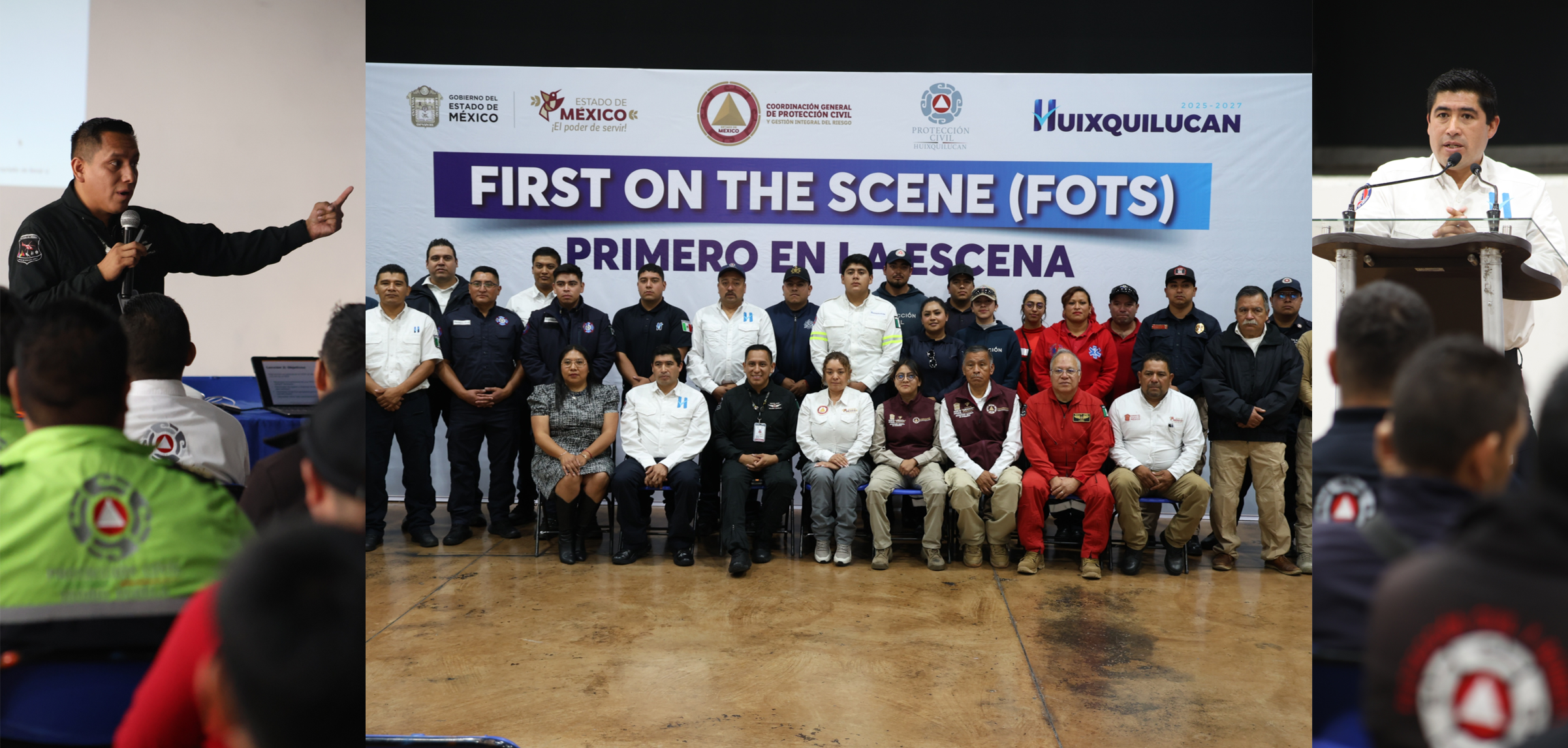 Elementos de PC son capacitados en Huixquilucan