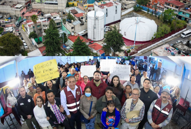 Renuevan tanque e instalaciones de rebombeo en Loma Colorada, Naucalpan