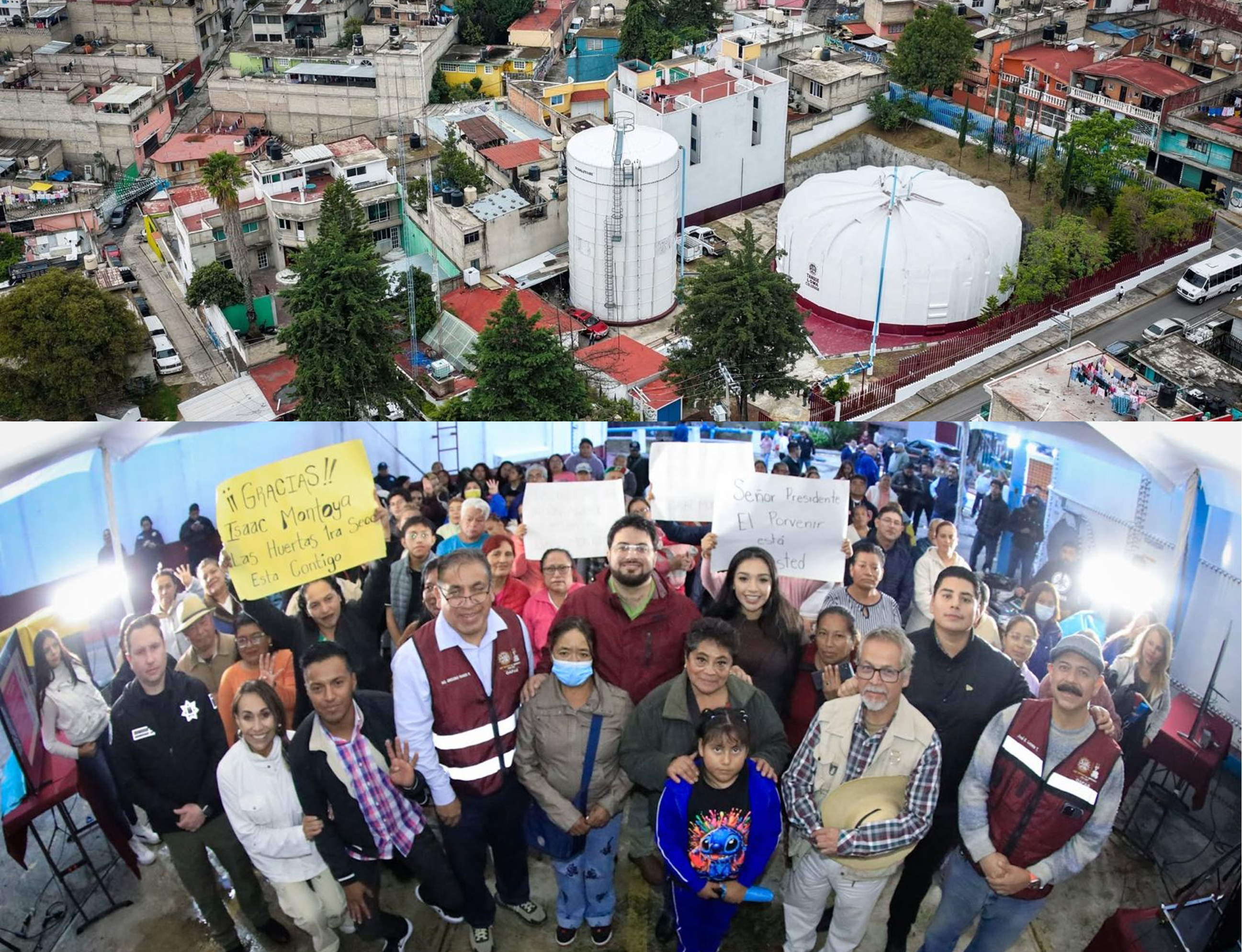Renuevan tanque e instalaciones de rebombeo en Loma Colorada, Naucalpan