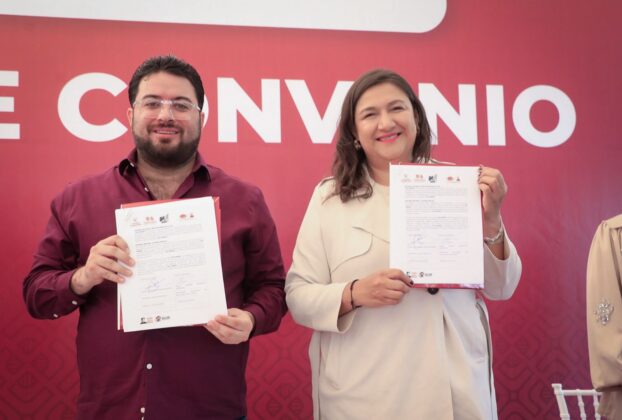 Isaac Montoya, alcalde de Naucalpan y alcaldesa de Azcapotzalco, Nancy Núñez