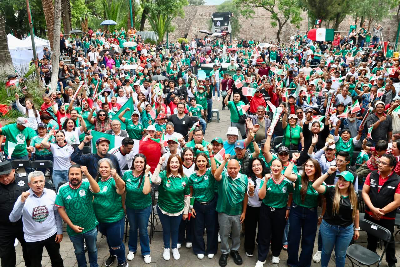 Transmisión de partidos y actos culturales en Pirámide de Tenayuca, Tlalnepantla