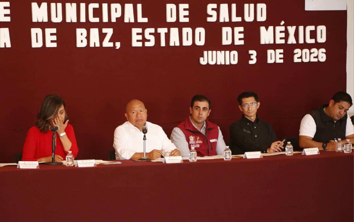 Sesión de Comité Municipal de Salud, donde se presentó el plan de seguridad sanitaria de Tlalnepantla
