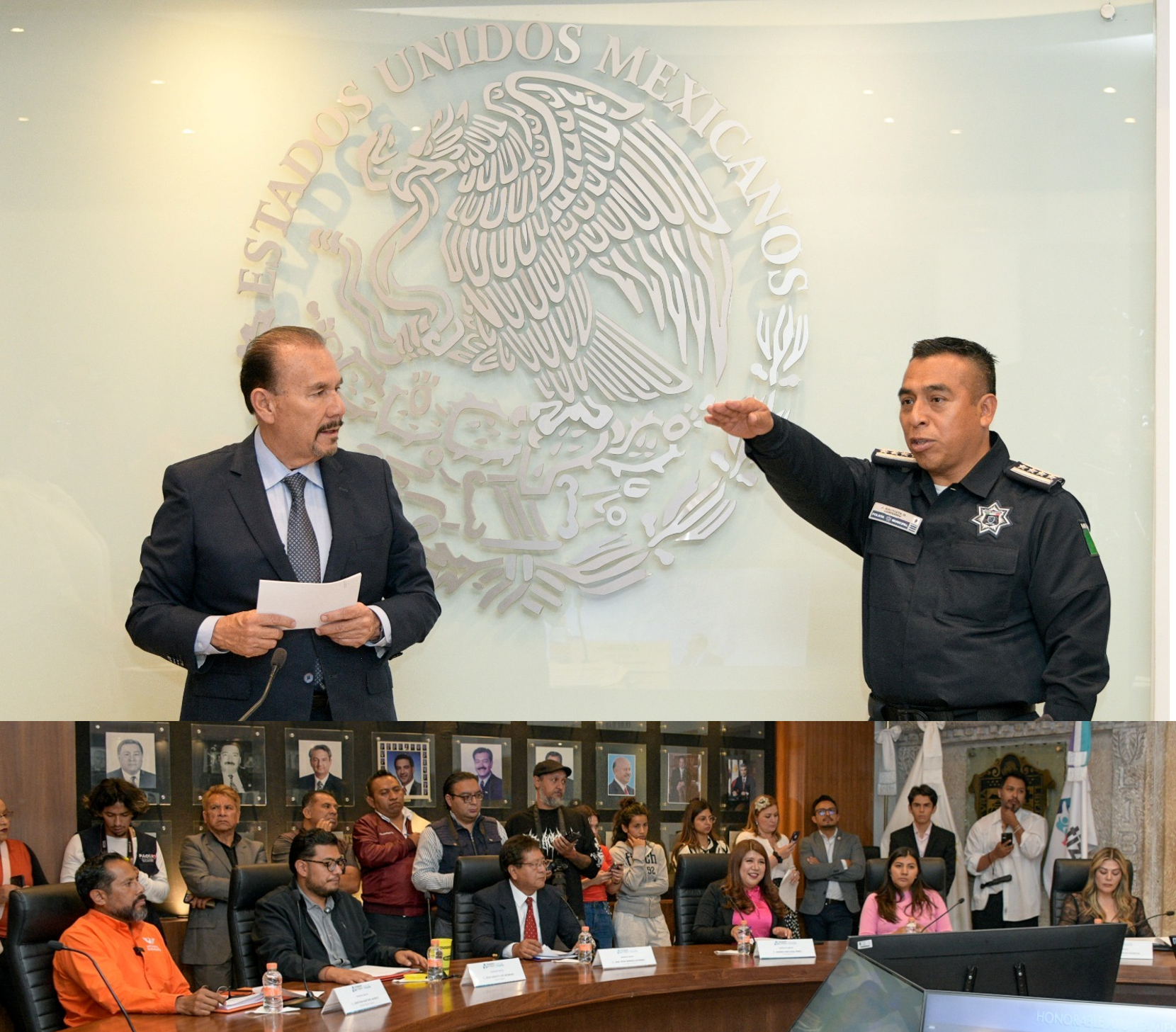Director de Seguridad Pública y Seguridad Vial al Capitán de Corbeta IM. P. Justino Bautista Osorio de la Secretaría Marina