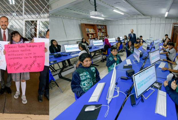 Más de 60 mil estudiantes se benefician con la modernización tecnológica en las escuelas de Atizapán de Zaragoza