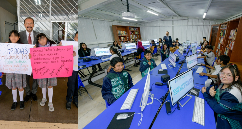 Más de 60 mil estudiantes se benefician con la modernización tecnológica en las escuelas de Atizapán de Zaragoza