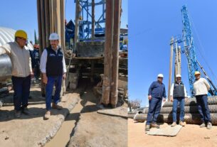 Nuevos pozos construye gobierno de Atizapán para aumentar dotación de agua