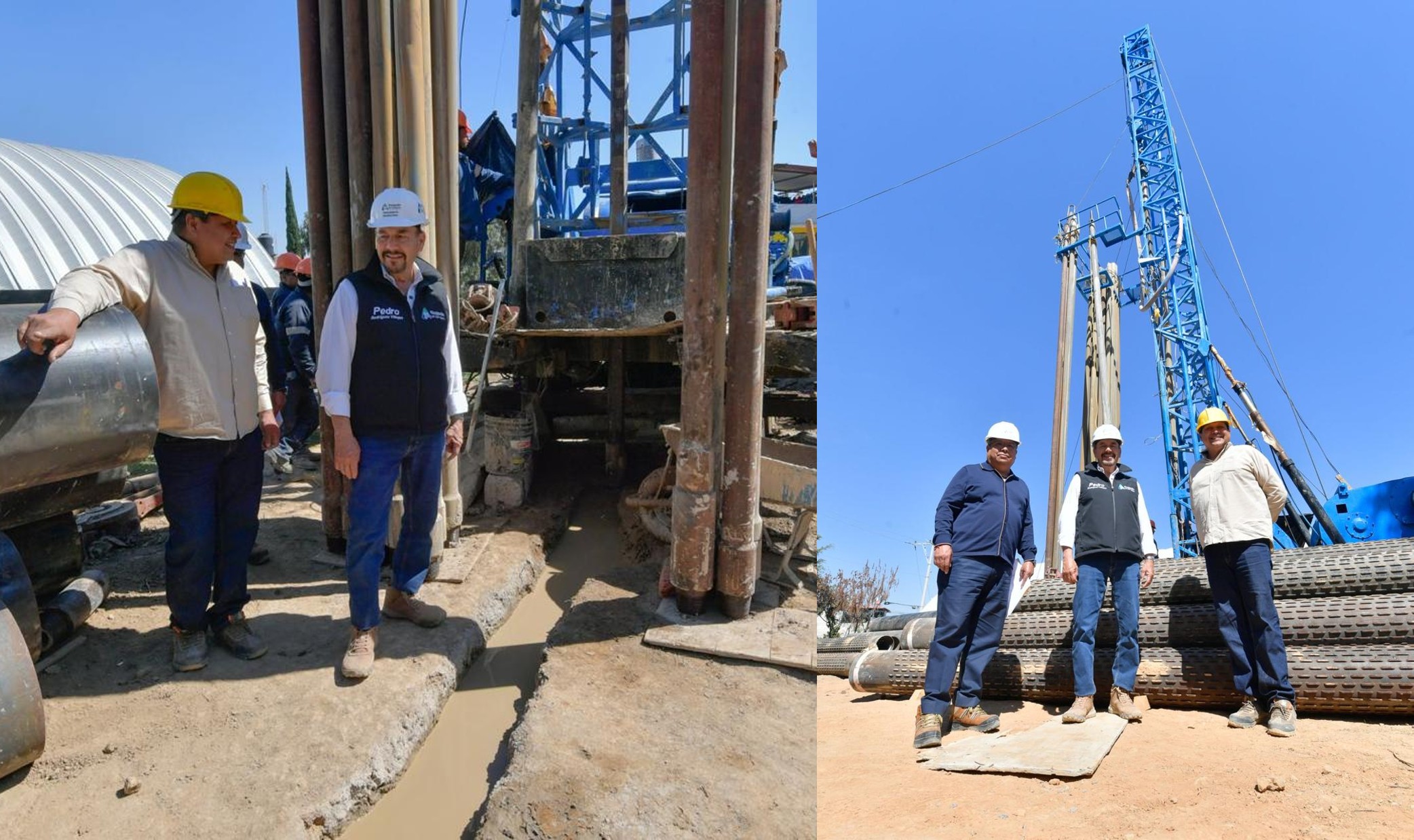 Nuevos pozos construye gobierno de Atizapán para aumentar dotación de agua