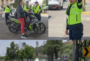 Policías orientan para movilidad segura en Atizapán de Zaragoza